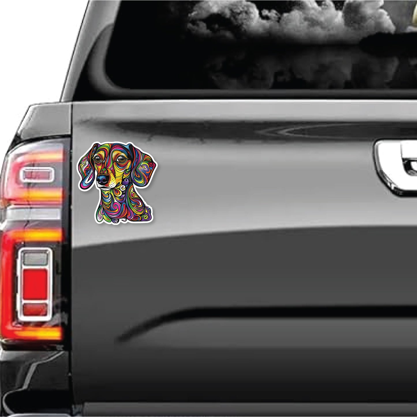 Colorful Dog Decals
