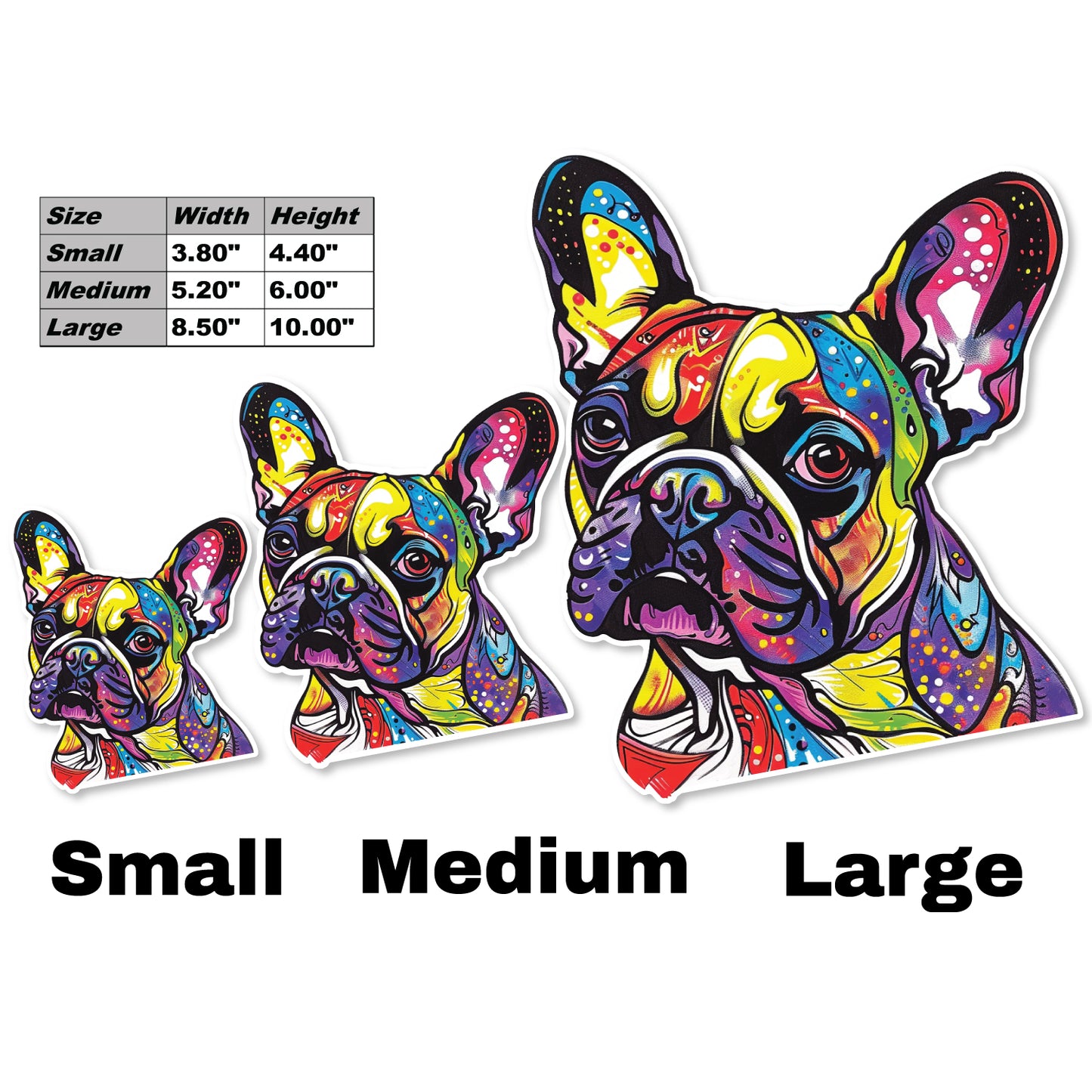 Colorful Dog Decals