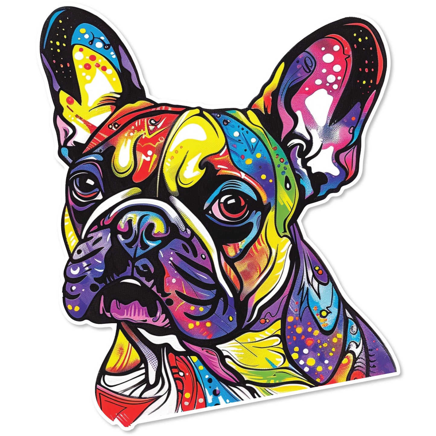 Colorful Dog Decals
