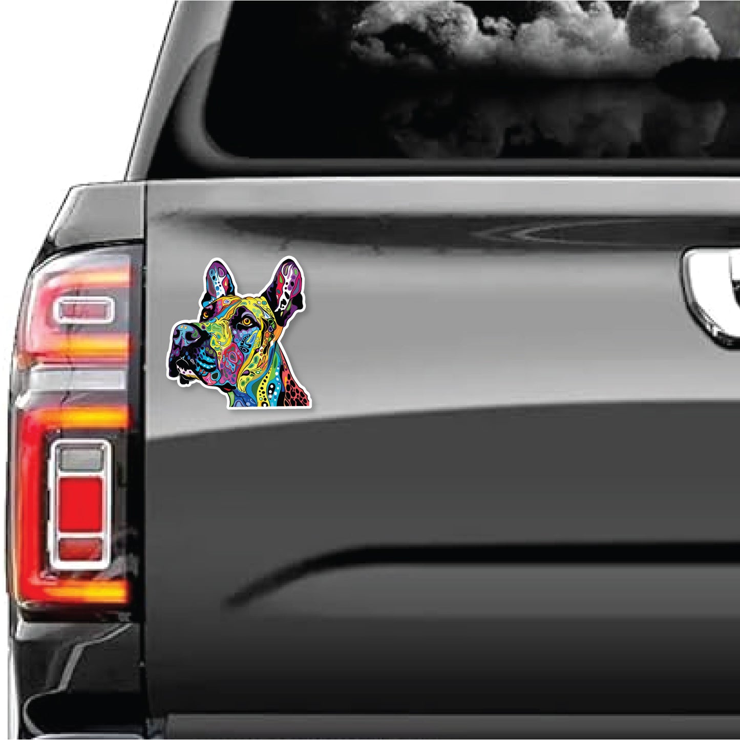 Colorful Dog Decals