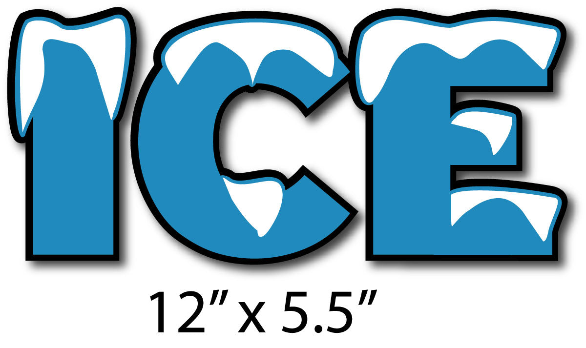 Ice Decal - 4 Sizes