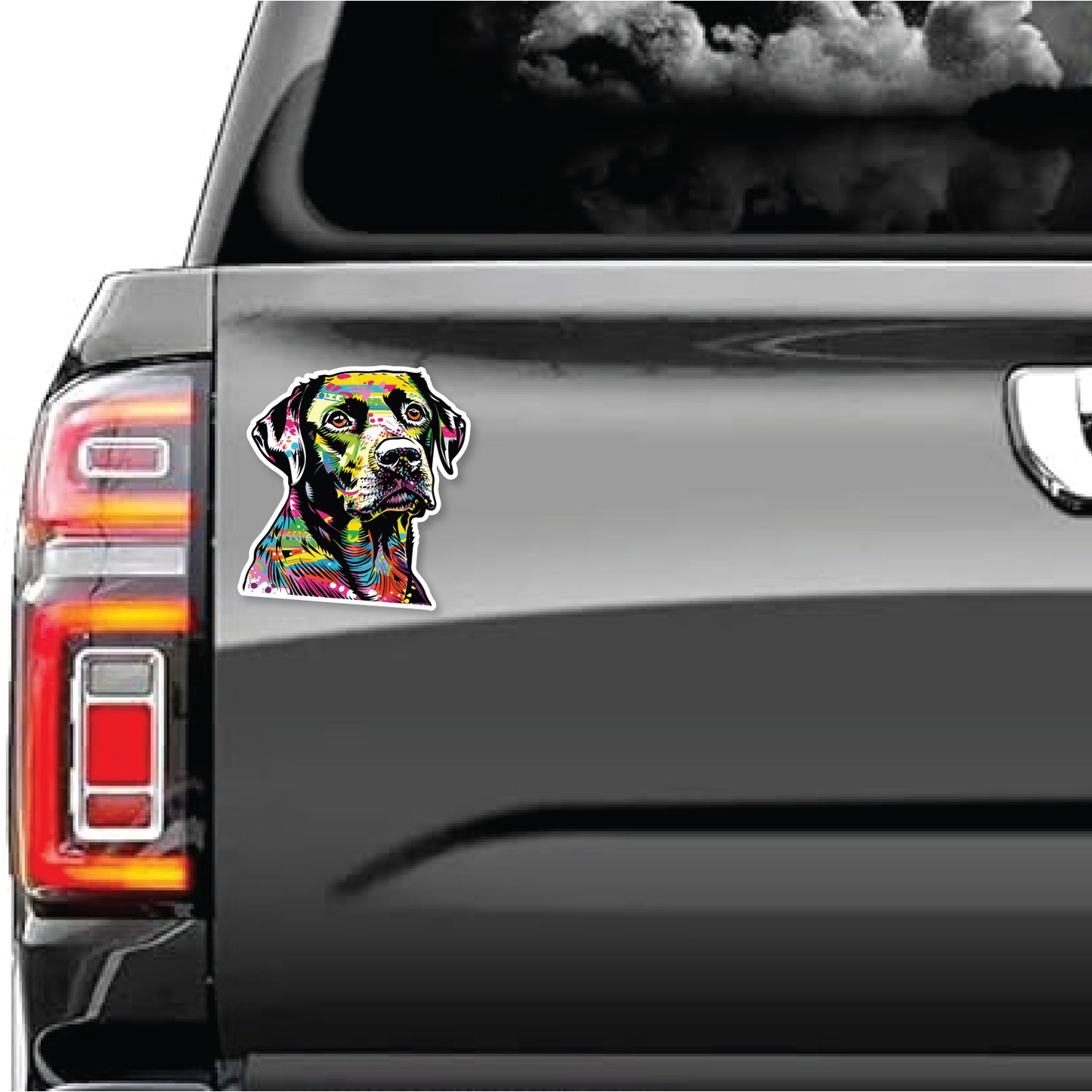 Colorful Dog Decals