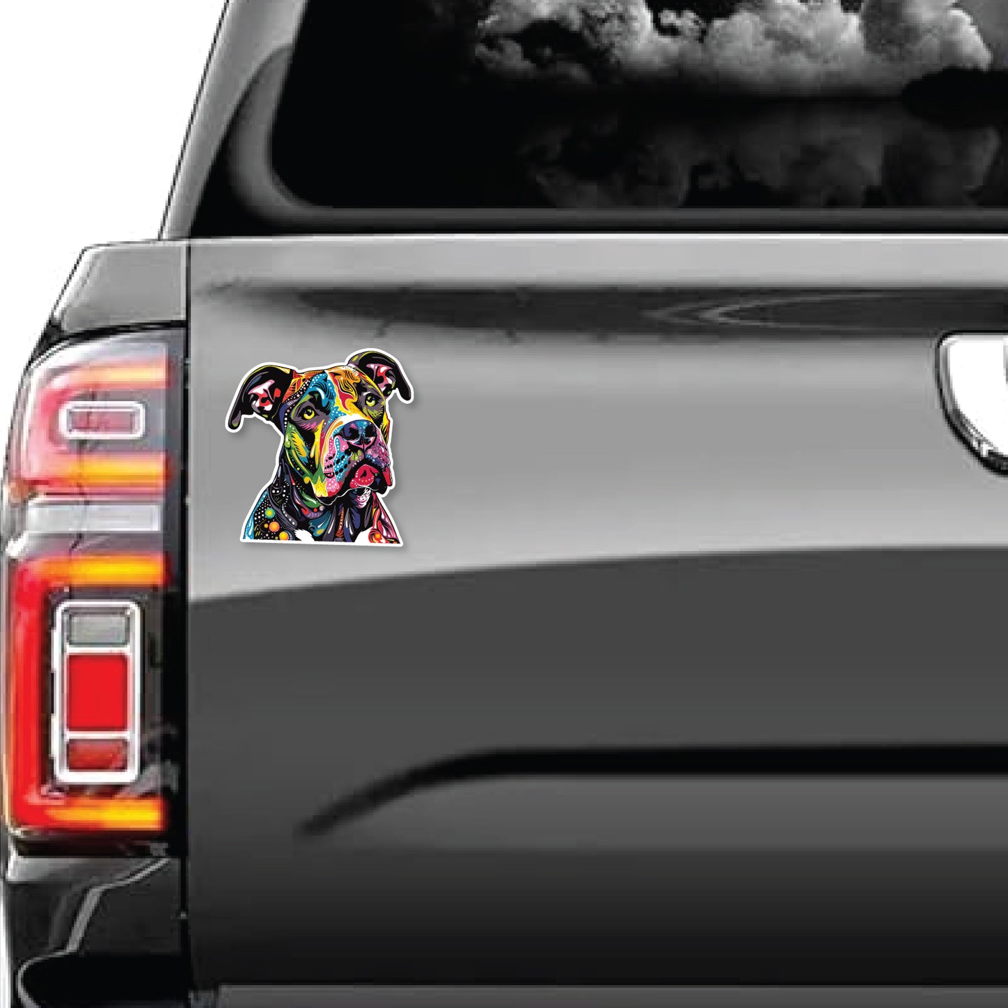Colorful Dog Decals