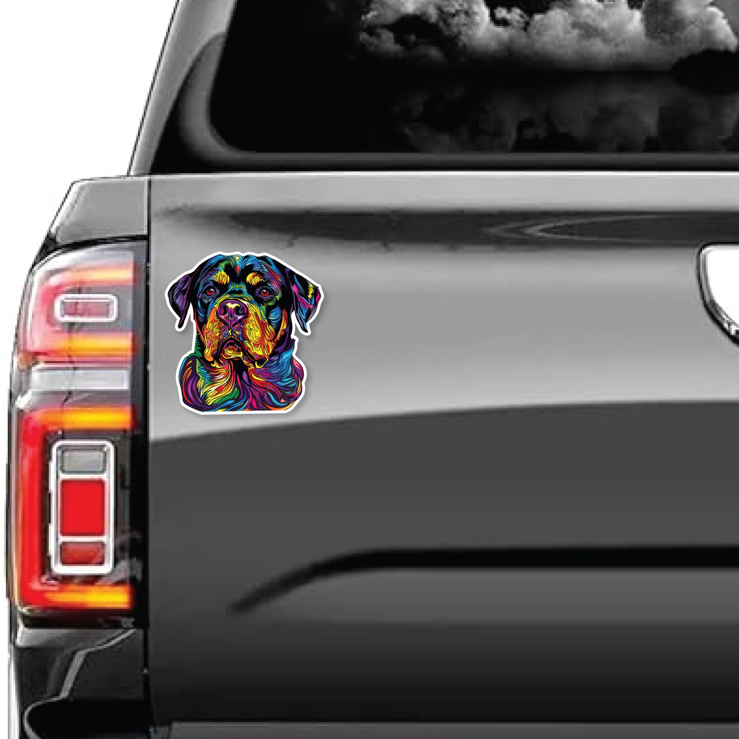 Colorful Dog Decals